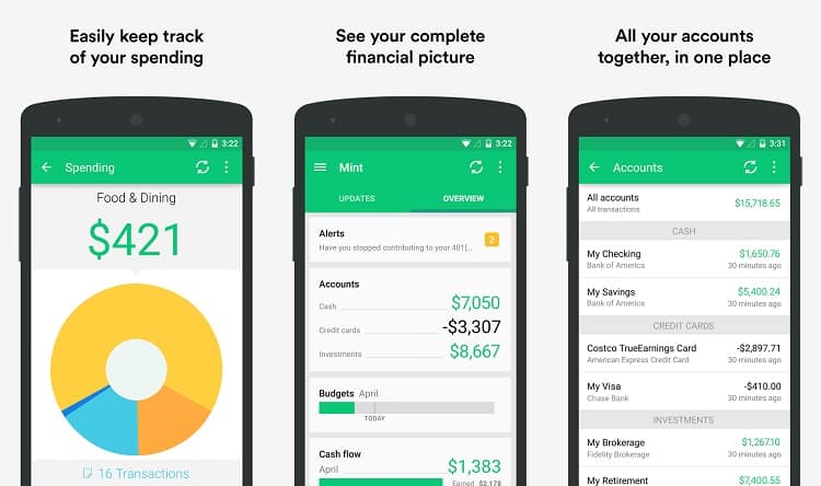 Mint Finance App