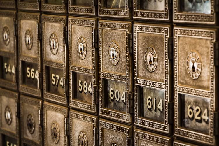 Bank Safe Deposit Box