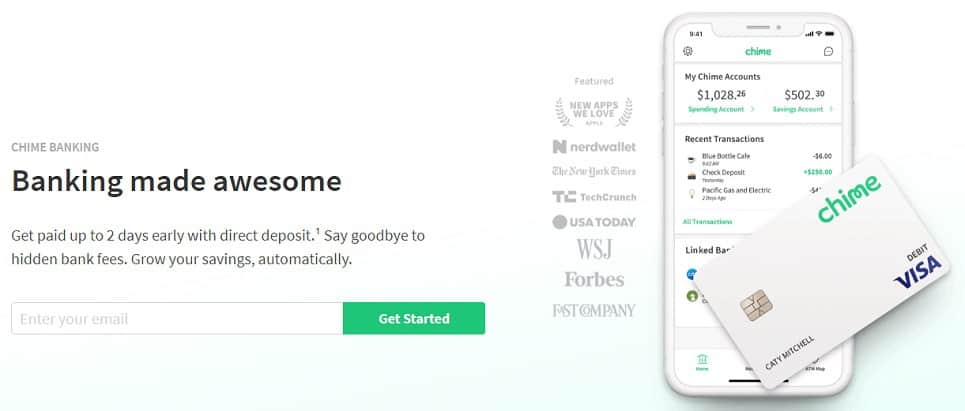 Chime simple bank alternative