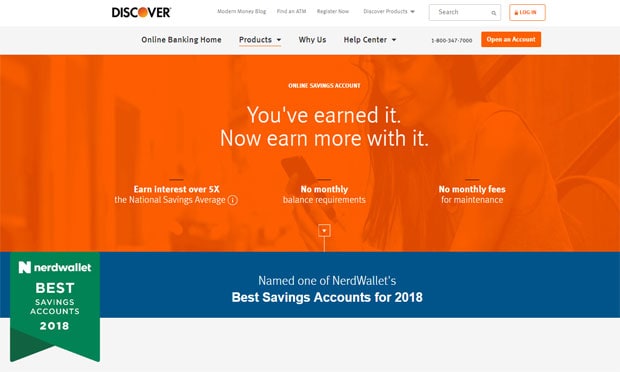 Discover Savings Account