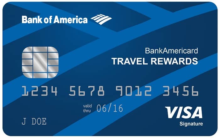 bank of america travel rewards